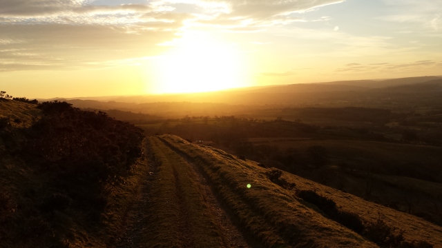 Sunset in the Beacons